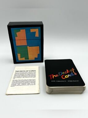 "The Deck of Cards" 1979 BRITISH ARTISTS Andrew Jones Art Playing Cards Full Set